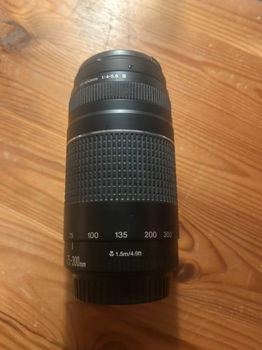 Canon teleobjektiv 300mm - teleobjektiv, 75-300mm
