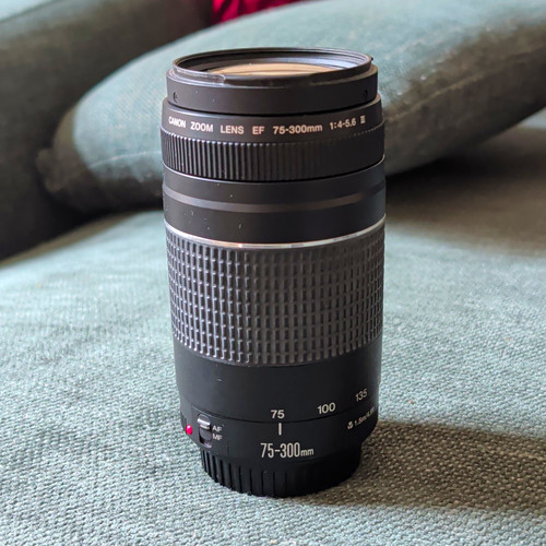 Canon zoomobjektiv 300 - ef, 75-300